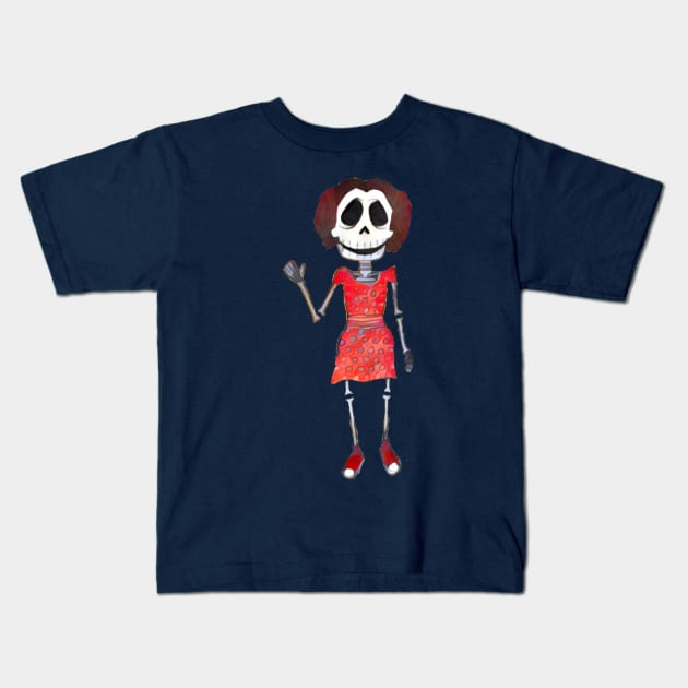 Lively Bones, Howdy Neighbor Kids T-Shirt by LuvbuzzArt